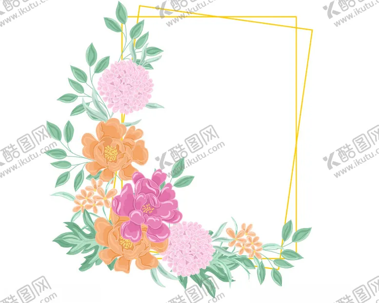 编号：77880802030935022057【酷图网】源文件下载-手绘花