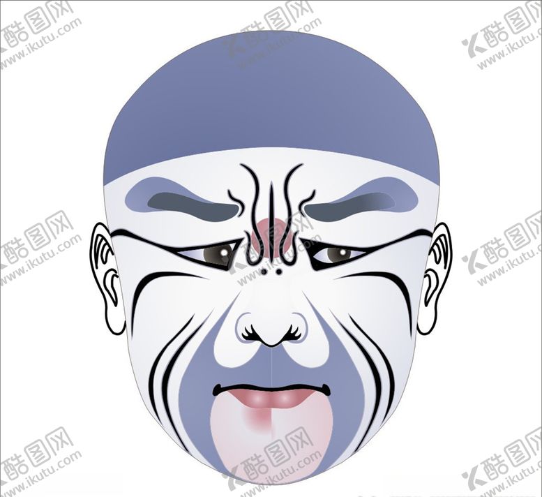 编号：80988510070138351733【酷图网】源文件下载-蕫卓京剧脸谱