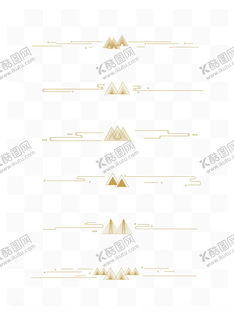 编号：34354902212026525832【酷图网】源文件下载-山纹分割线