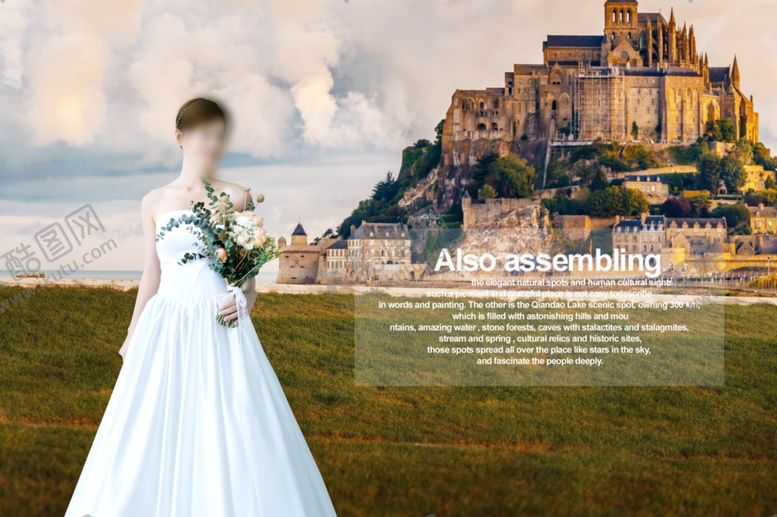 编号：27618109211610582553【酷图网】源文件下载-婚纱背景