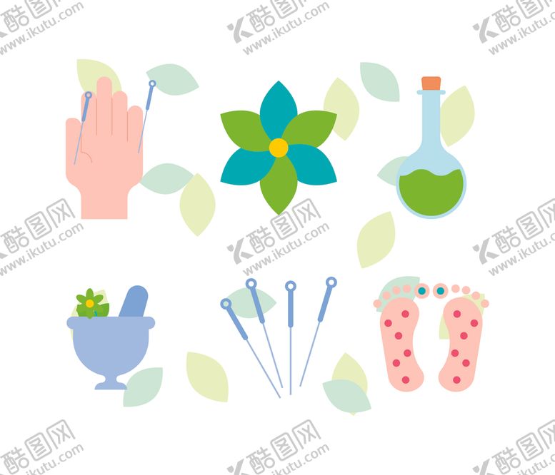 编号：78894110290032554070【酷图网】源文件下载-中医针灸图标