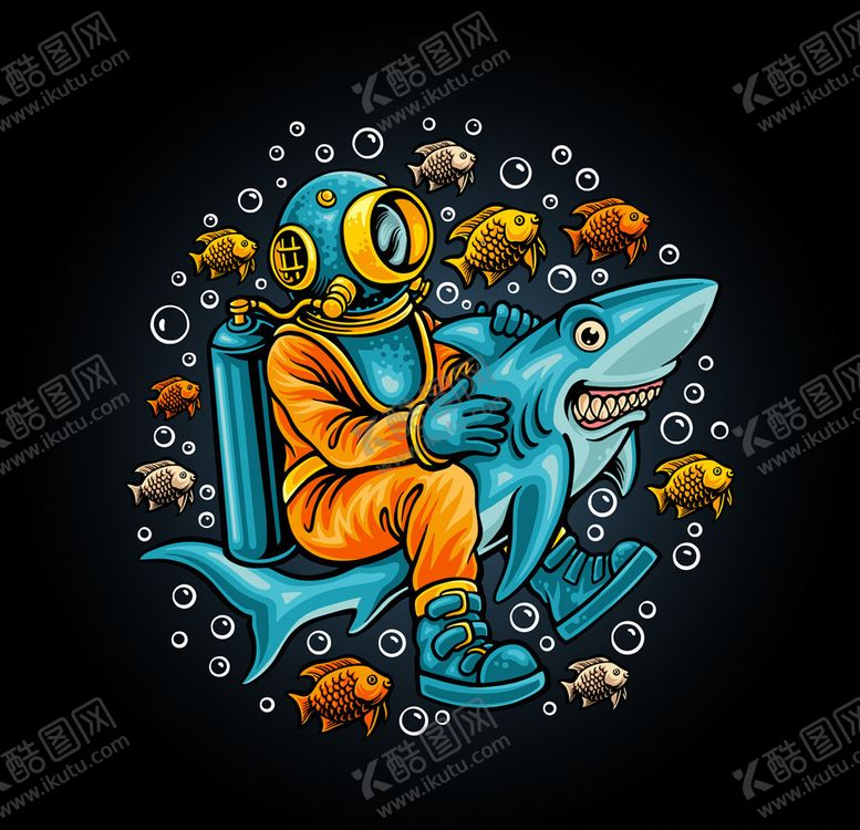 编号：72087309221508251199【酷图网】源文件下载-潜水员