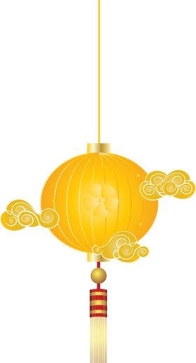 灯笼复古国风合成海报素材