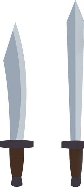 刀剑矢量图
