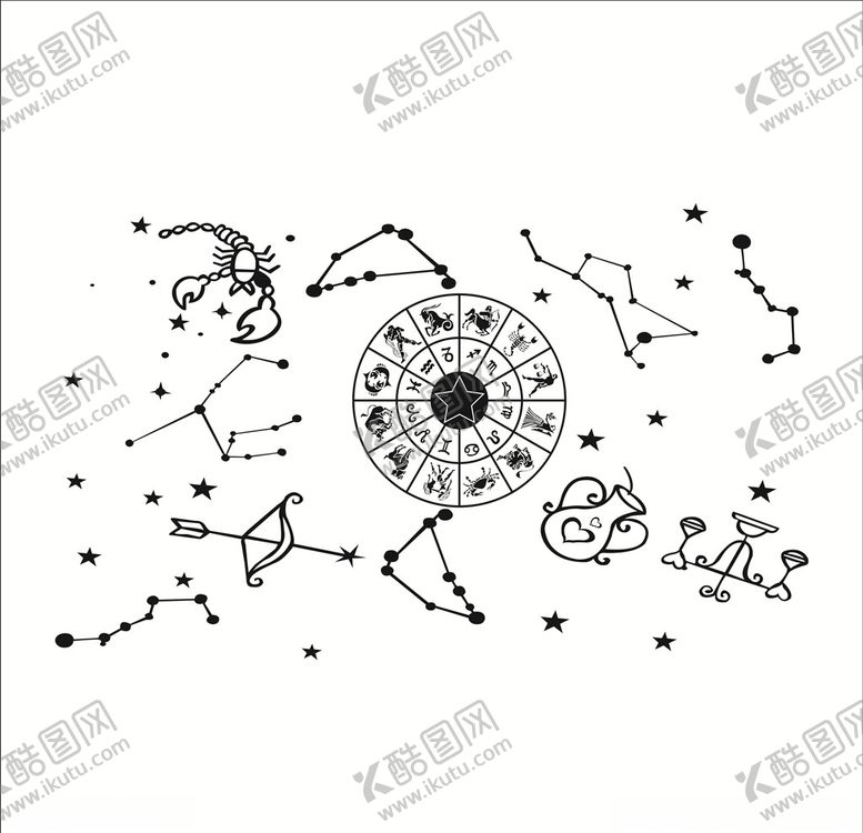 编号：99707709231353223718【酷图网】源文件下载-十二星座