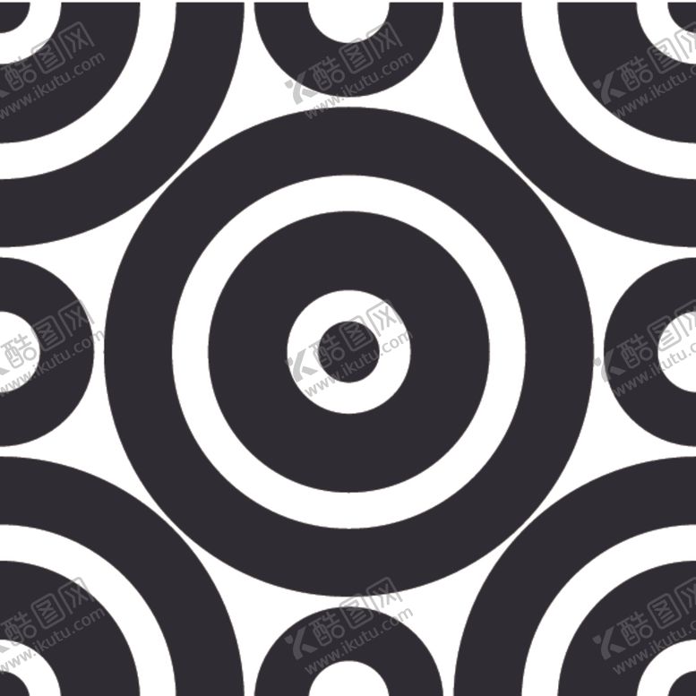 编号：36513510121036078994【酷图网】源文件下载-黑白简约花纹图案设计