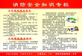 消防安全知识专栏