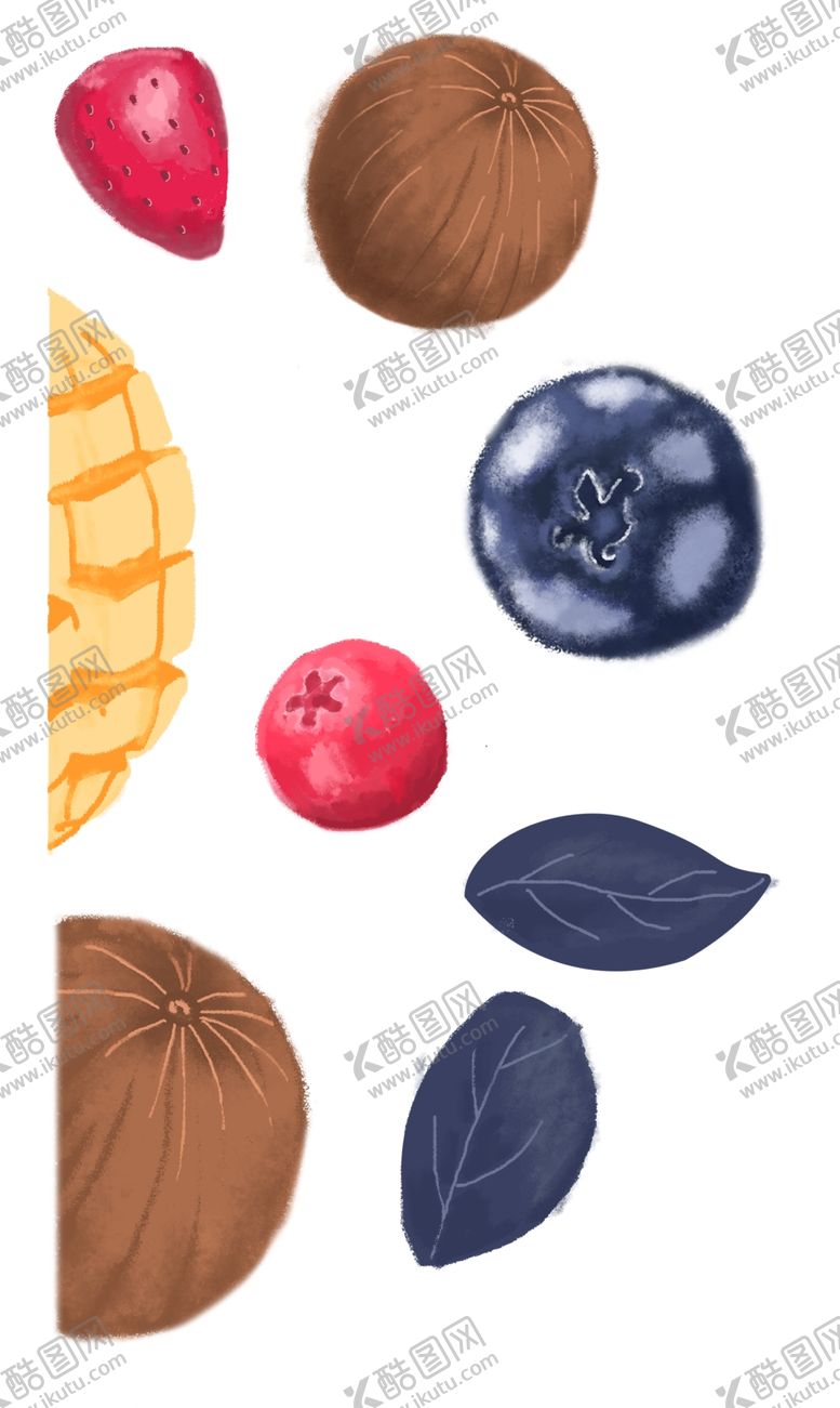 编号：33872209190707026649【酷图网】源文件下载-水果手绘元素PNG