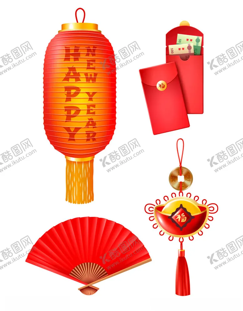 编号：24999102280126354148【酷图网】源文件下载-新年春节矢量元素