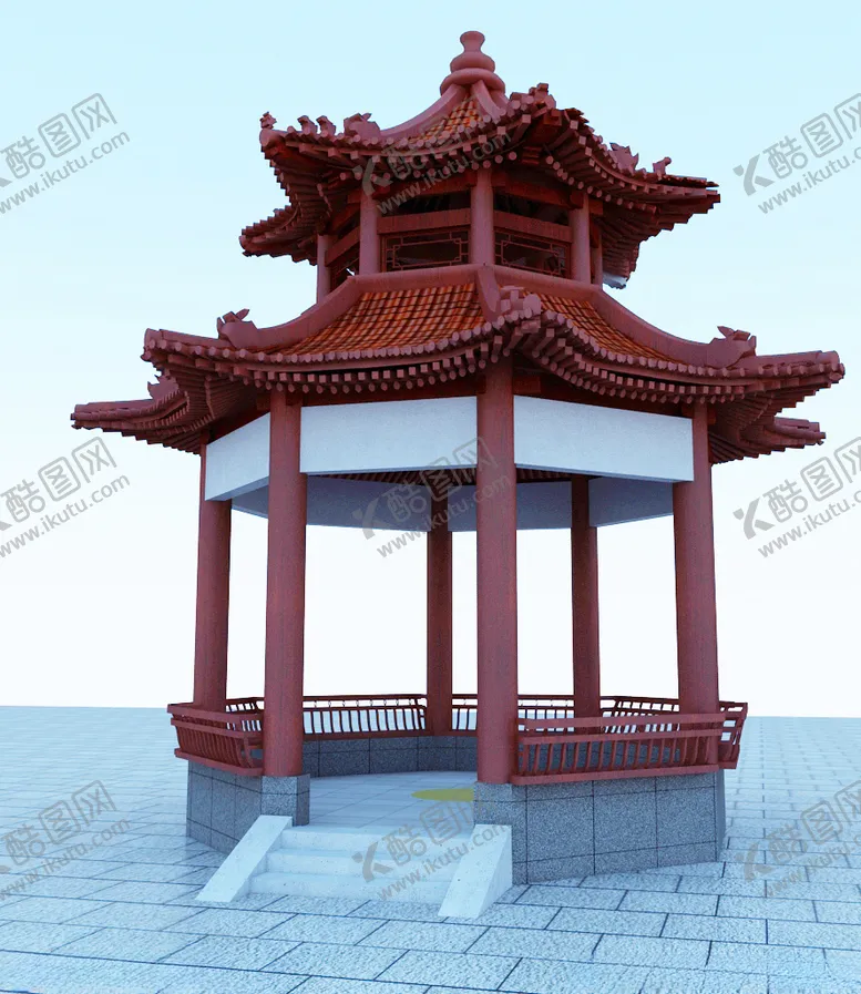 编号：92751110241347422315【酷图网】源文件下载-中式亭子