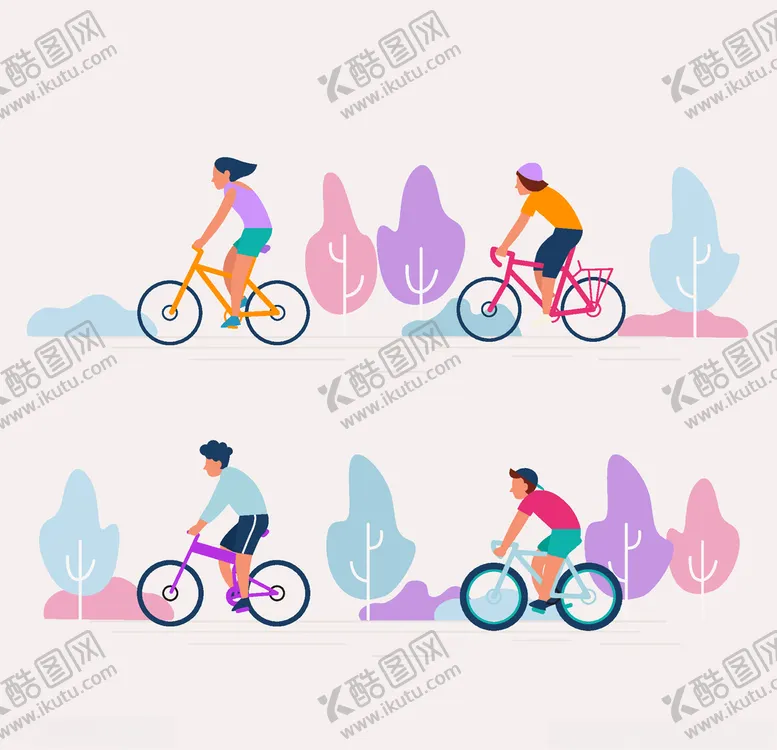 编号：18866804181423117752【酷图网】源文件下载-骑自行车