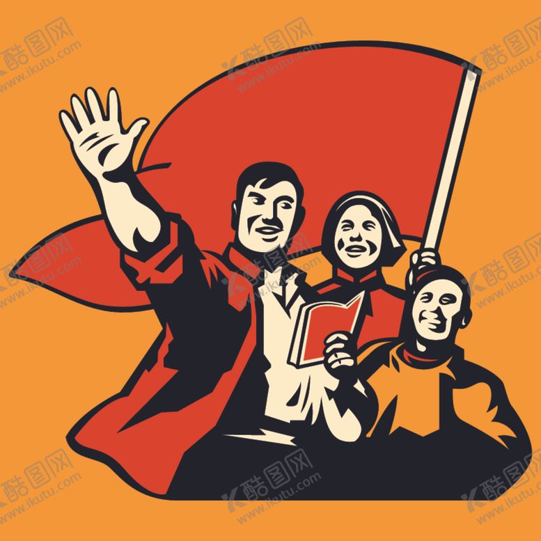 编号：45057610261310329451【酷图网】源文件下载-工农兵国际劳动节卡通人物
