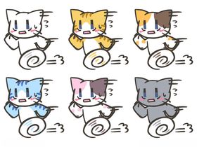 多样可爱猫咪图案集合