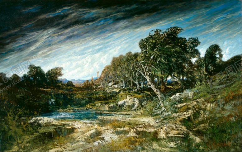 编号：88539809241737419016【酷图网】源文件下载-复古写实风景油画