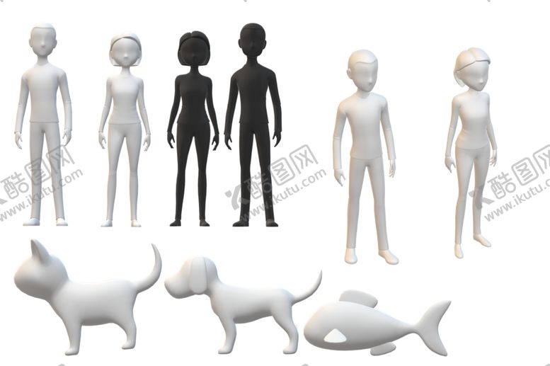 编号：56864610021522357209【酷图网】源文件下载-人物模型