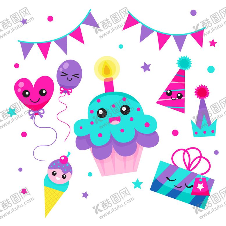 编号：91283509201816459237【酷图网】源文件下载-生日装饰