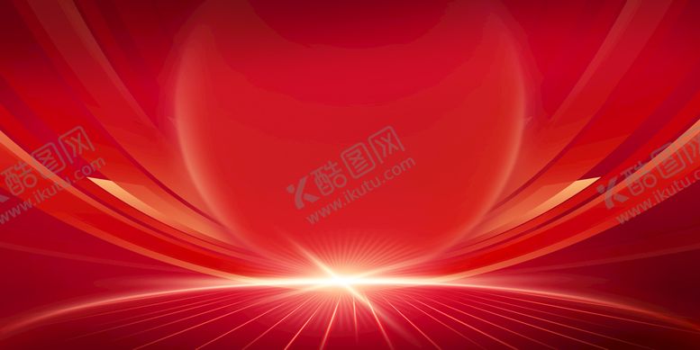 编号：95413809190348452816【酷图网】源文件下载-红色年会背景