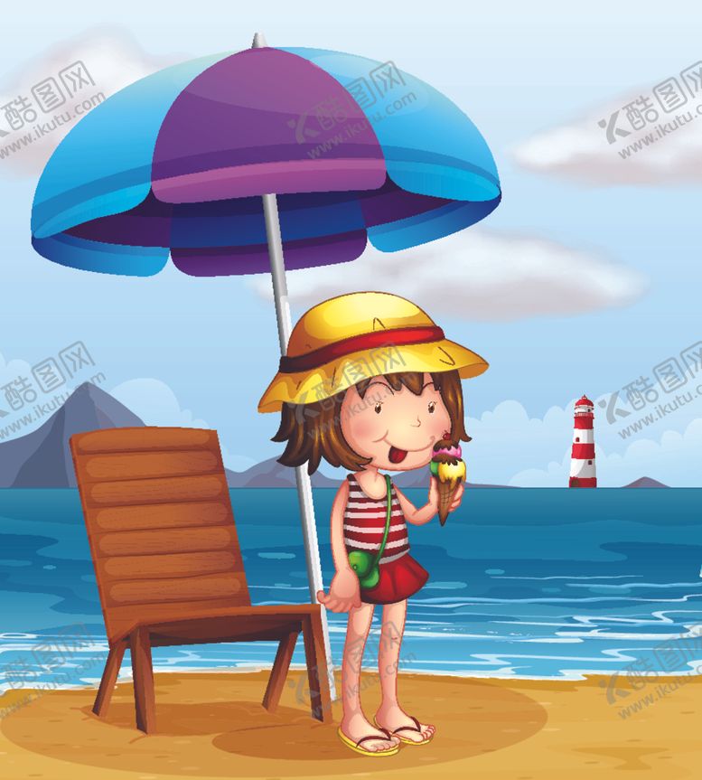 编号：62174410312022374215【酷图网】源文件下载-卡通夏天儿童