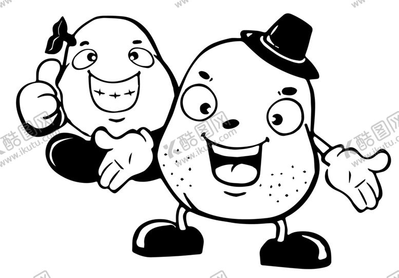 编号：69387805022224589928【酷图网】源文件下载-土豆线条