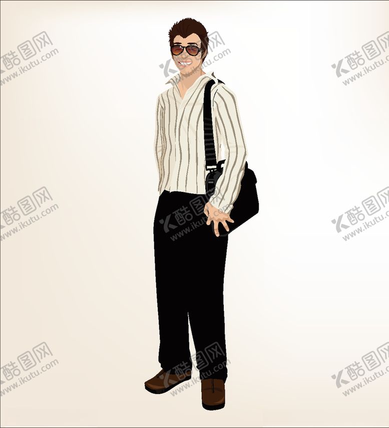 编号：48652210190209003717【酷图网】源文件下载-商务人物漫画动画动漫壁纸