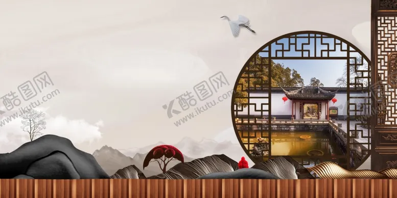 编号：76099404301125301622【酷图网】源文件下载-地产活动复古宣传背景海报素材