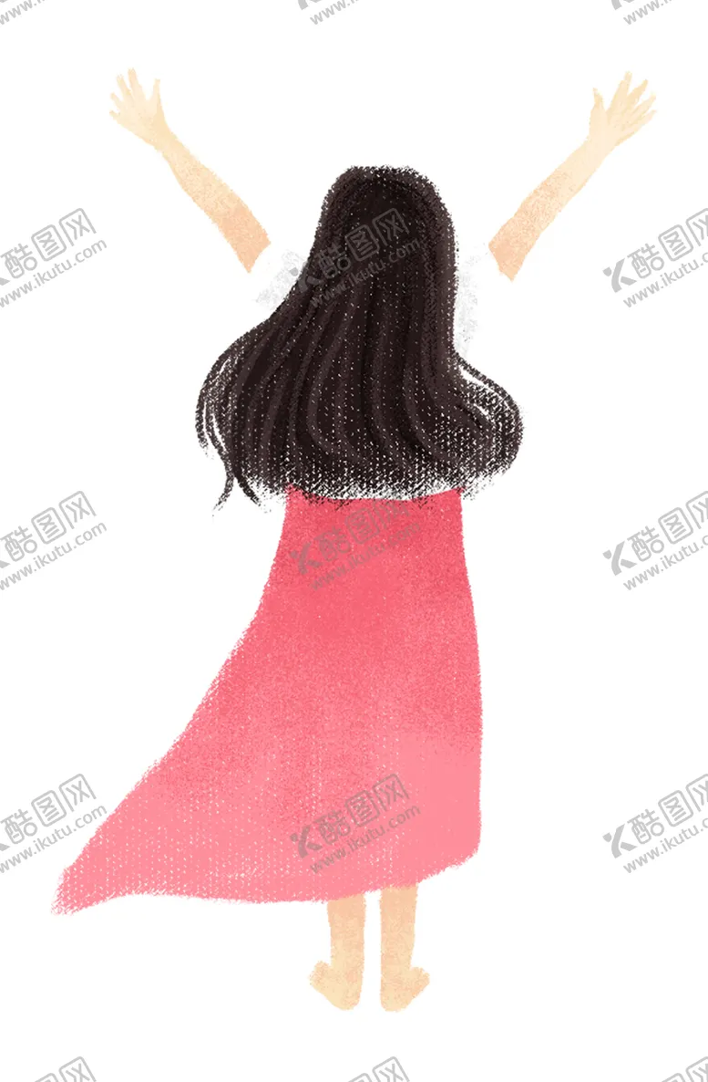 编号：50812404160851471114【酷图网】源文件下载-彩绘人物背影