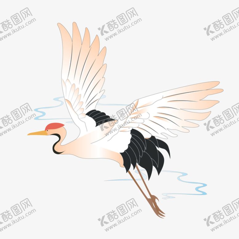 编号：78394109210042543954【酷图网】源文件下载-仙鹤