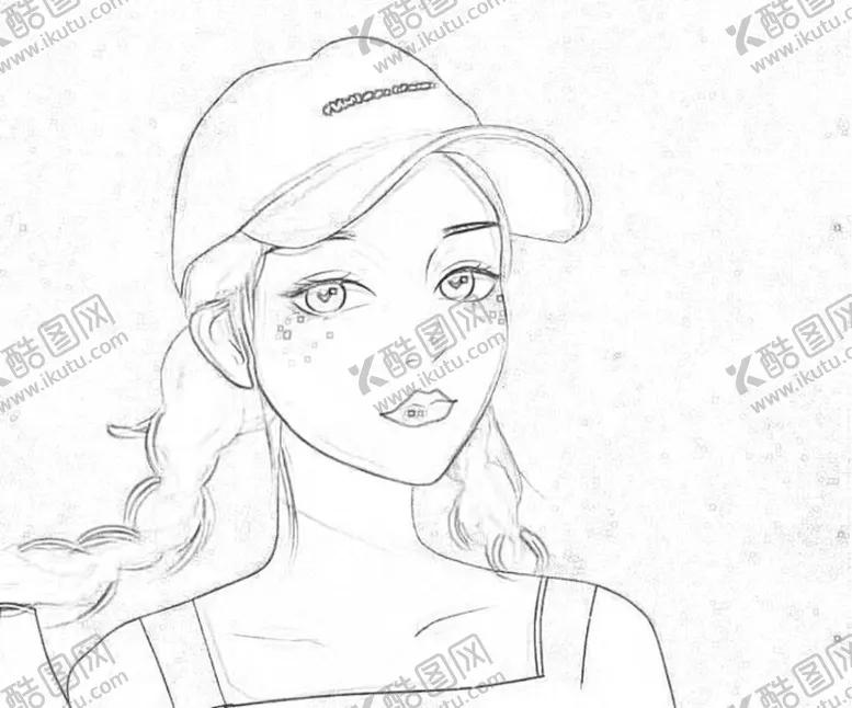 编号：70328204190719543382【酷图网】源文件下载-美女头像