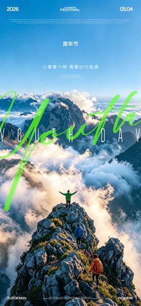 54青年节节日海报