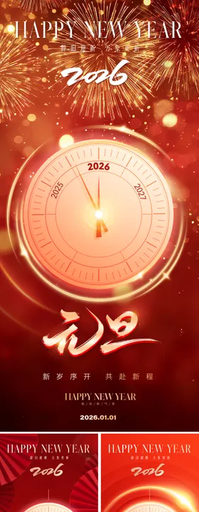 2026元旦新年海报