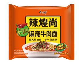 今麦郎辣煌尚麻辣牛肉面袋面