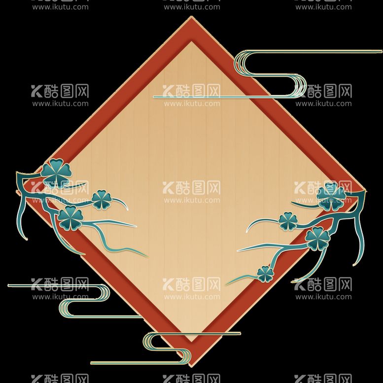 编号：72339310282312121815【酷图网】源文件下载-国潮边框图片