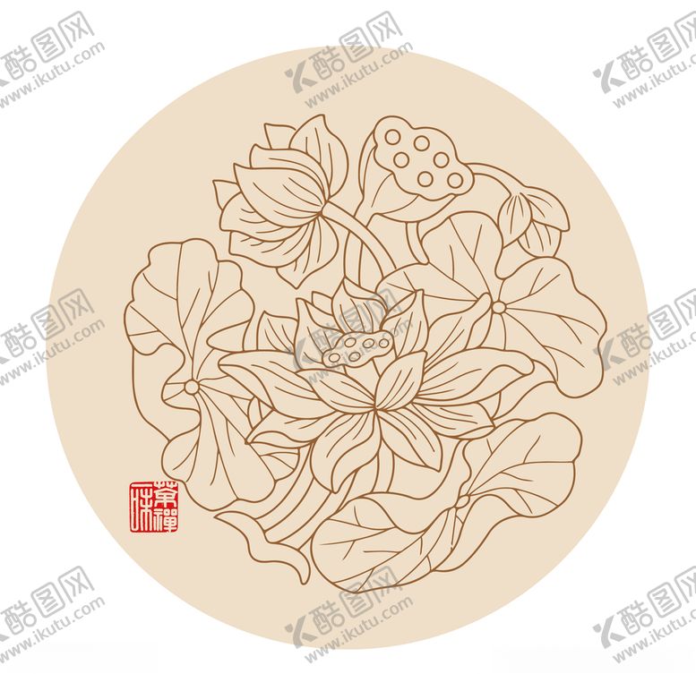 编号：14592610101813055286【酷图网】源文件下载-荷花莲