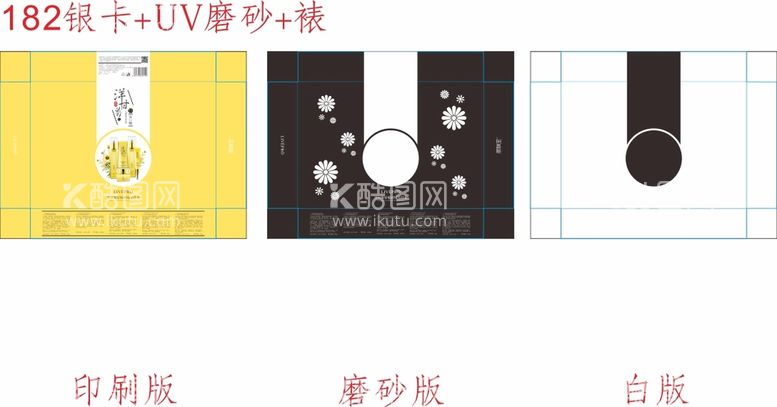 编号：38263512061947063811【酷图网】源文件下载-洋甘菊套盒展开图