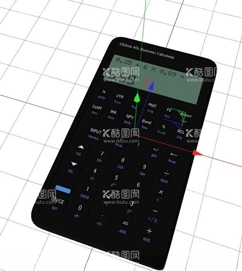 编号：69237702202028178953【酷图网】源文件下载-C4D模型计算器