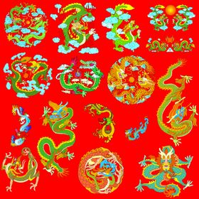 传统中式图案集合