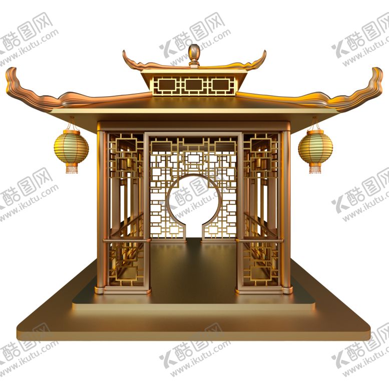 编号：49121809161311583719【酷图网】源文件下载-中式凉亭