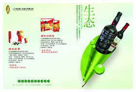 雅致绿色保健品介绍宣传海报