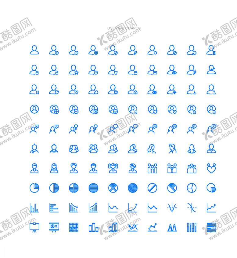 编号：99673710100201213356【酷图网】源文件下载-线性办公图标