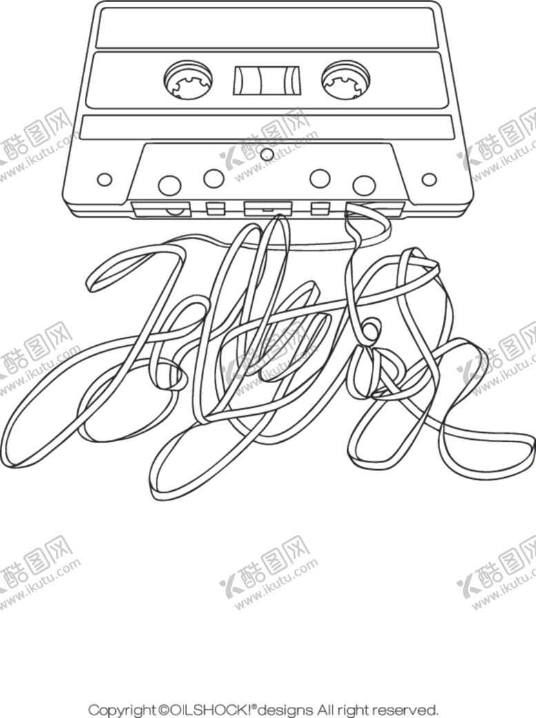 编号：26940209151817337825【酷图网】源文件下载-音乐图标系列盒式磁带