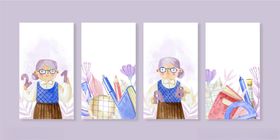 春天主题插画组图