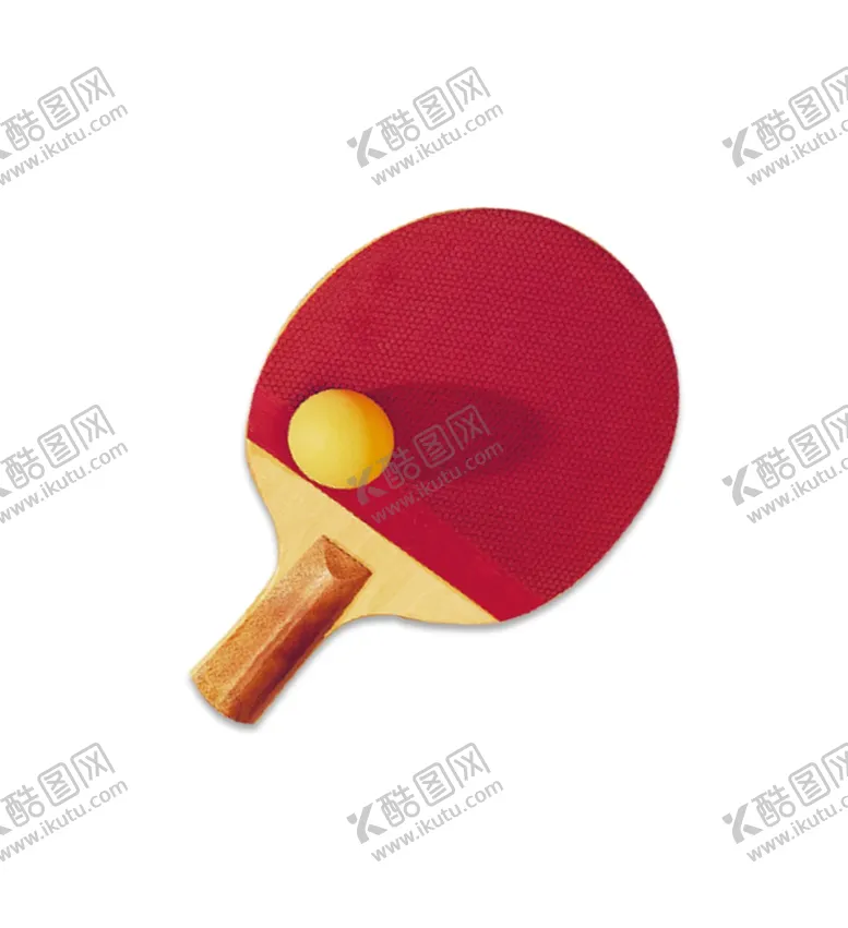 编号：43192612090103526118【酷图网】源文件下载-乒乓球拍单层免抠素材
