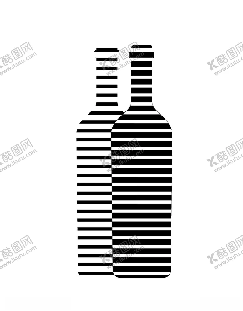 编号：37912602161917055320【酷图网】源文件下载-红酒瓶酒瓶线稿