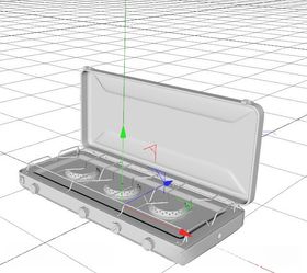 C4D模型野营桌子