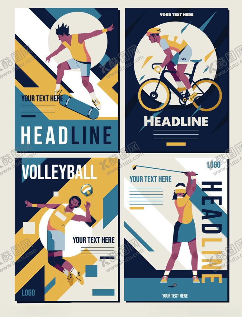 编号：93536212221138279137【酷图网】源文件下载-运动海报设计