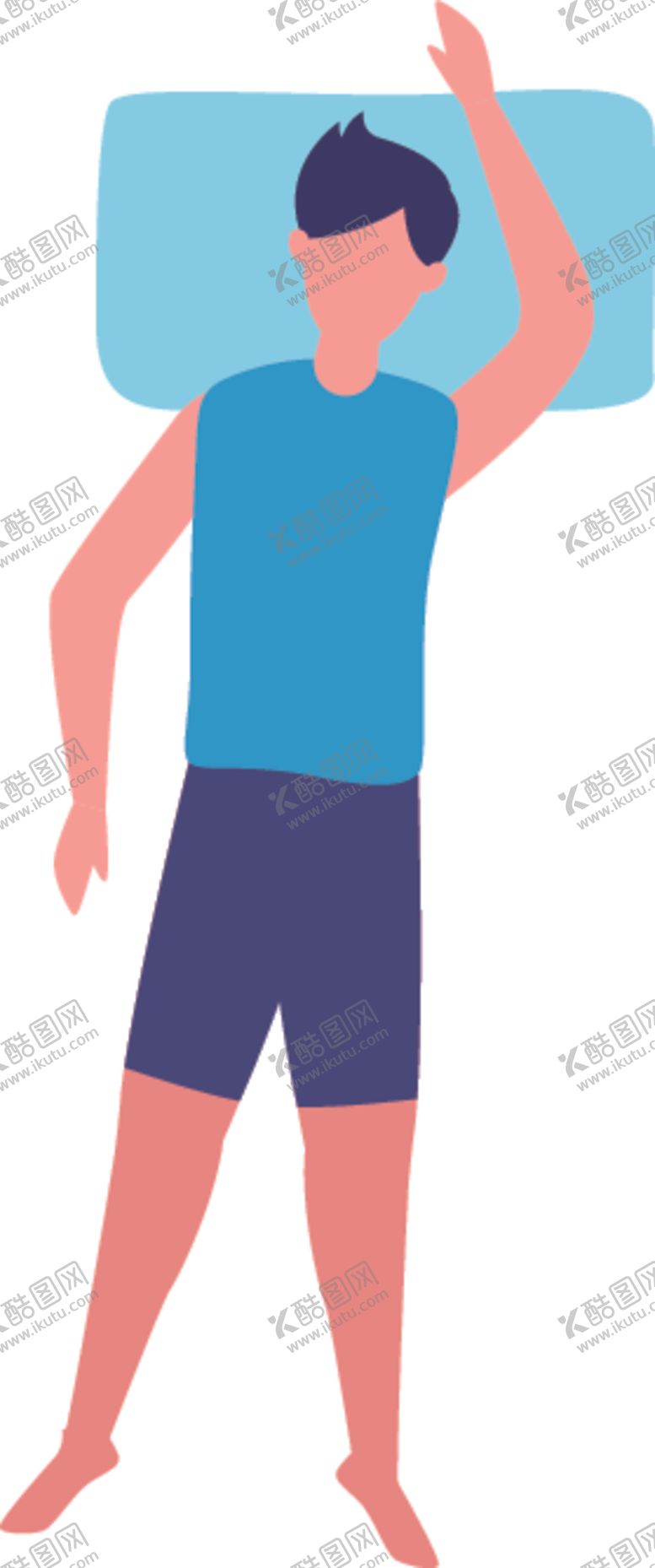 编号：52111203261912007670【酷图网】源文件下载-睡觉姿势
