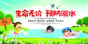 预防溺水公益宣传展板素材