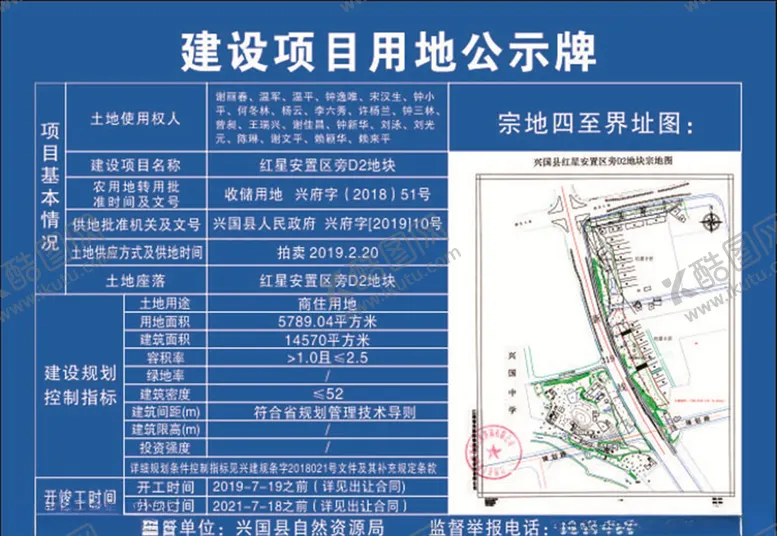 编号：63133204301104533890【酷图网】源文件下载-建设项目用地公示牌