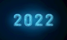 2022新年圣诞节背景装饰节日