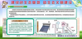 校园太阳能热水器介绍展板